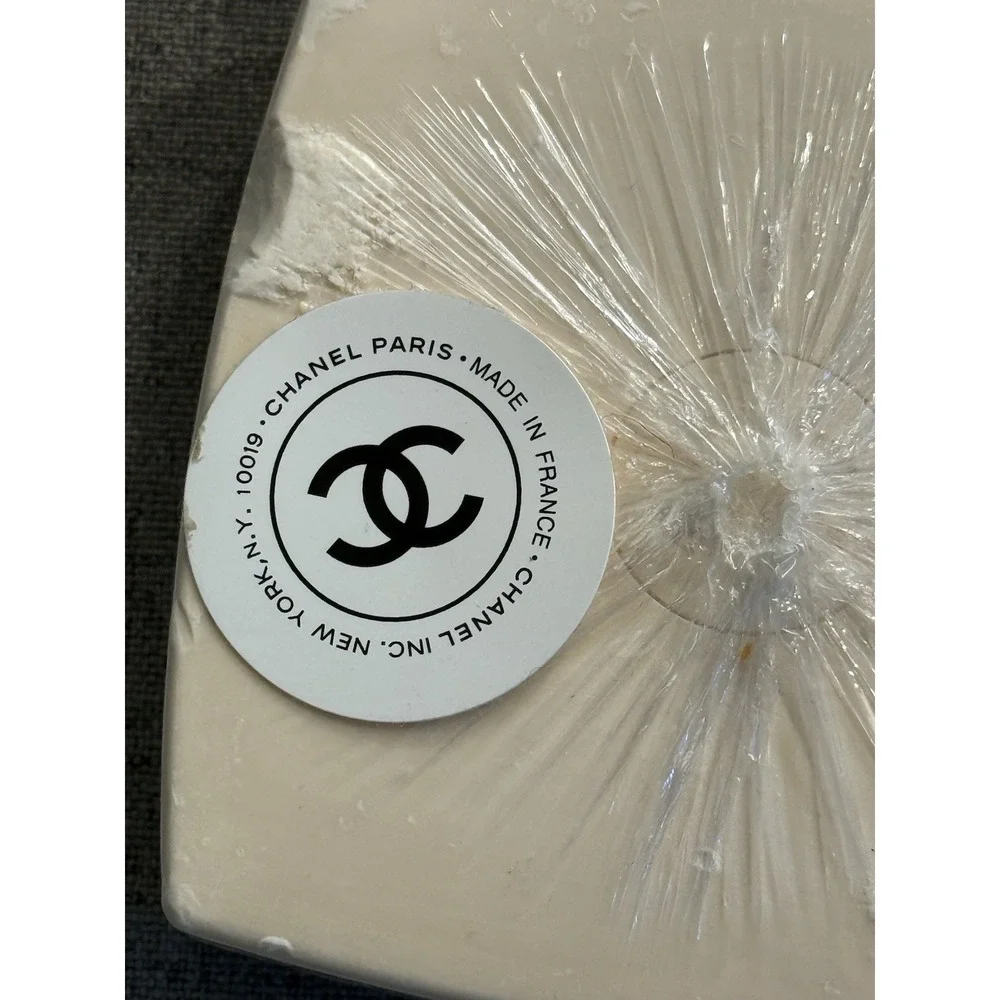 Set Of 2 Chanel No.5 Savon Bath Body Soap 150g Sealed Square Cream Color